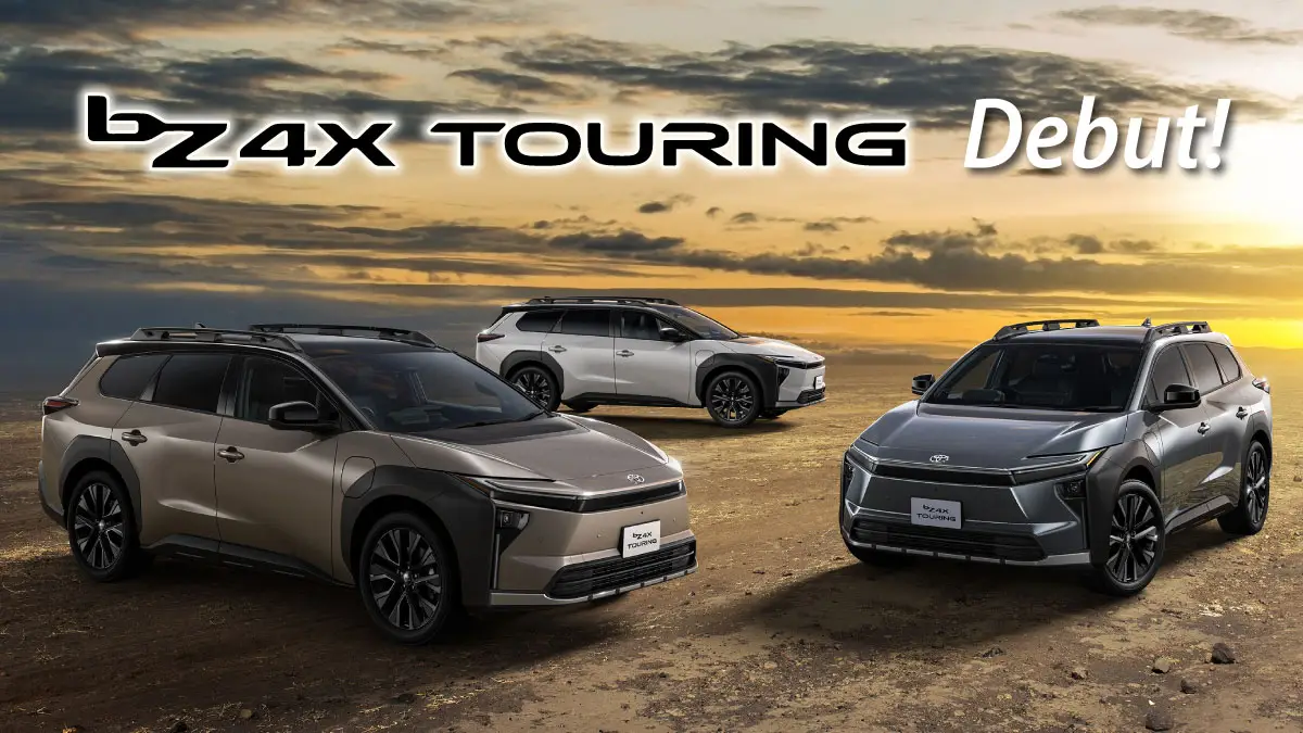 bZ4X TOURING デビュー【トヨタの電気自動車 bZ4Xツーリング誕生】
