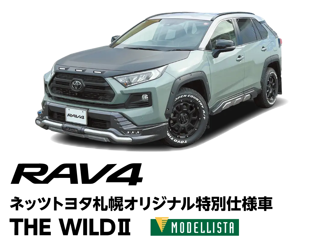 ネッツトヨタ札幌オリジナル特別仕様車 RAV4 THE WILDⅡ