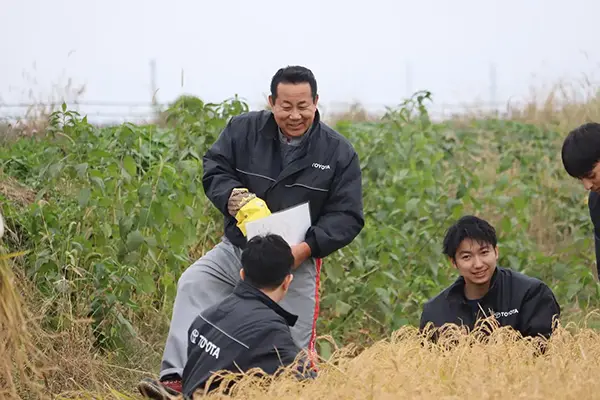 【島田農園「米米club」稲刈り】