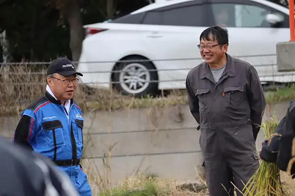 【島田農園「米米club」稲刈り】